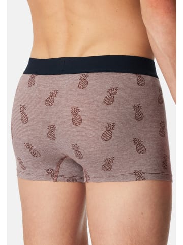 Schiesser Retro Short / Pant 95/5 Cotton in Dunkelblau / rot