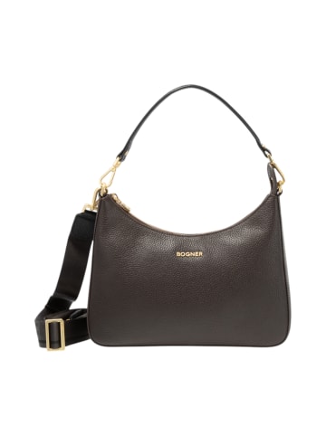 Bogner Schultertasche 'Wallis Odette in Seal Brown 32,00 x 23,70 x 7,00 cm'