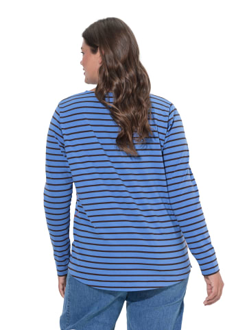 LAURASØN Langarmshirt in taubenblau