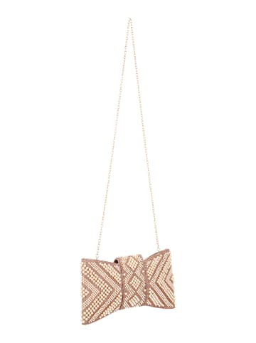 faina Women Clutch in Champagne