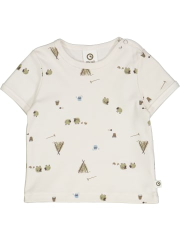 müsli Babyshirt in cream/green/blue