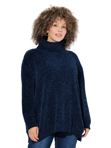 Ulla Popken Oversized-Pullover in tintenblau