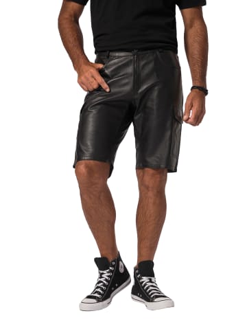 JP1880 Lederhose in schwarz