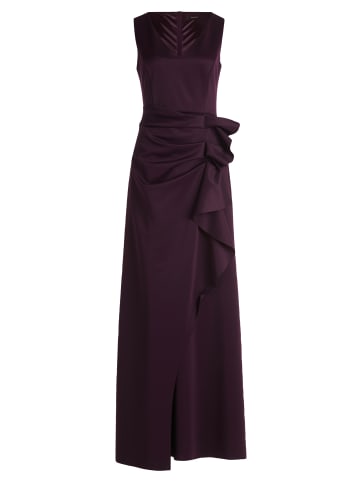 Vera Mont Abendkleid mit Volant in Dark Amethyst