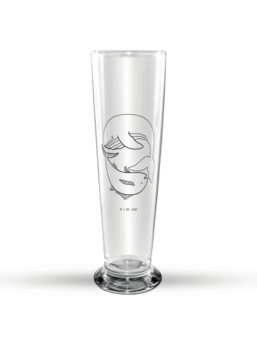 Mr. & Mrs. Panda Bierglas Walfisch Thunfisch ohne Spruch in Transparent