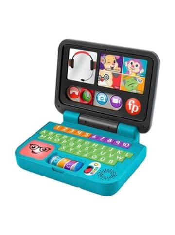 Fisher-Price Lernspaß Homeoffice Laptop in Mehrfarbig