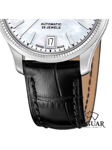 Jaguar Analog-Armbanduhr Jaguar Heritage schwarz mittel (ca. 34mm)