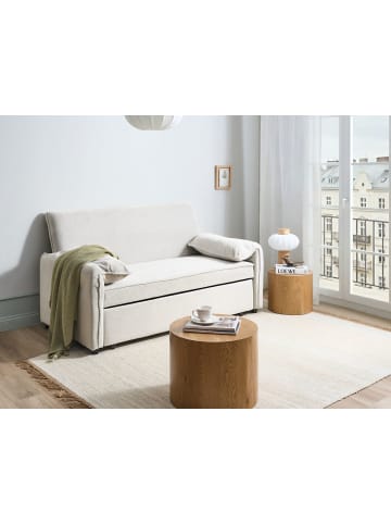Beliani 2-Sitzer Sofa HORMA in Weiß - (W) 160 x (H) 92 x (L) 84 cm