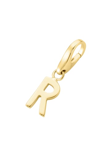 Giorgio Martello Milano Charm Buchstabe R in Gold