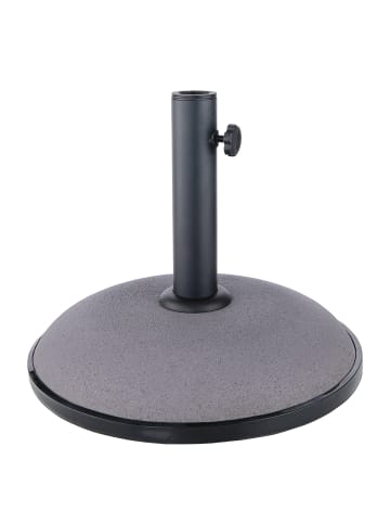 Butlers Sonnenschirm SIESTA mit Schirmständer in Grau