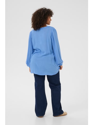 KAFFE curve Langarm-Bluse KCnoah in Ebb and Flow