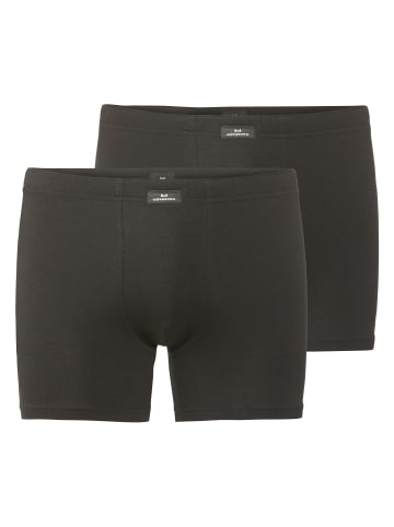 Götzburg Long-Pants 2Er Pack X-Lastic in schwarz-dunkel-uni
