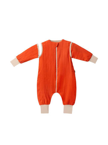 Mababu Schlafsack 0.5 TOG aus Bio-Baumwolle Musselin in rust