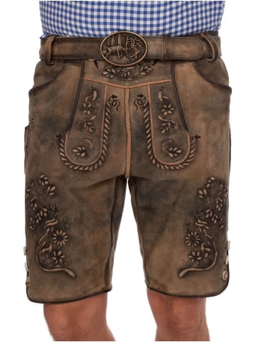 MADDOX Lederhose MITTELBERG in sand