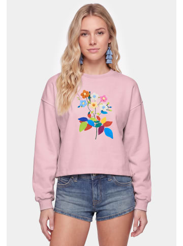 IZIA Women Sweatshirt in Light Rose