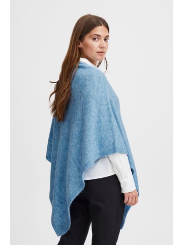 Fransa Poncho FRSANDY PO 1 20611015 in blau