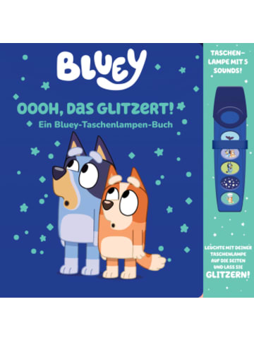 Phoenix Buch - Bluey - Oooh, das glitzert! - Interaktives Taschenlampen-Soundbuch mit 5