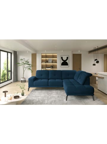 MF Design Neviro Recamiere Rechts in Blautanne -  (L) 200 x (B) 275 x (H) 98 cm