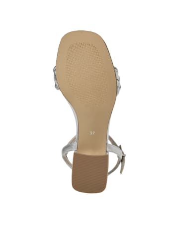 Marco Tozzi Riemchensandaletten in Silber