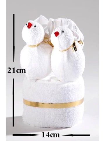 JACK Frottier Geschenk Set Handarbeit Origami Love Birds