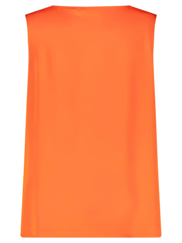 SAMOON Bluse ohne Arm in Happy Orange