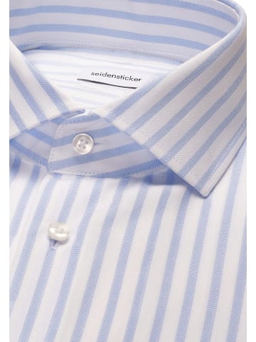 Seidensticker Business Hemd Slim in Hellblau