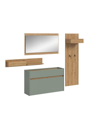 ebuy24 Garderobenmöbel Drive Staubgrün 192 x 32 cm