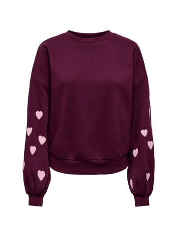 ONLY Sweatshirt 'Macy' in lila