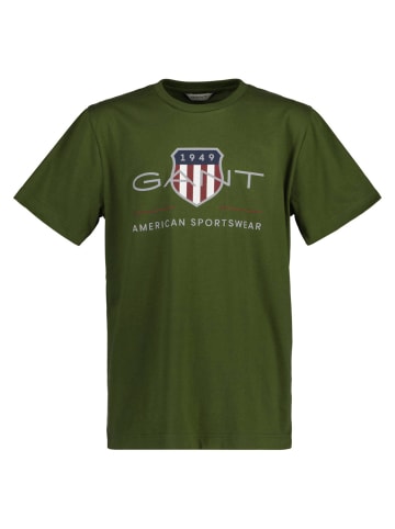 Gant T-Shirt 1er Pack in Grün