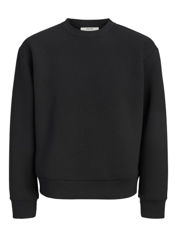 JACK & JONES Junior Scuba Sweatshirt Rundhals Loose Fit Jcolegacy in black