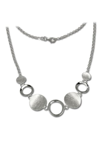 SilberDream 925 Sterling Silber Damen SilberDream Halsketten Blättchen  ca. 45,2cm