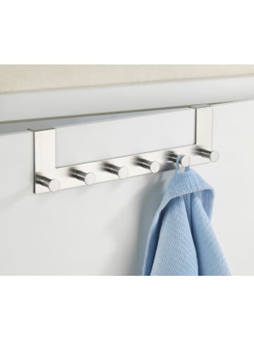 Wenko Türgarderobe Edelstahl Celano 2er Set, Türgarderobe Edelstahl Mod. Celano 2er Set