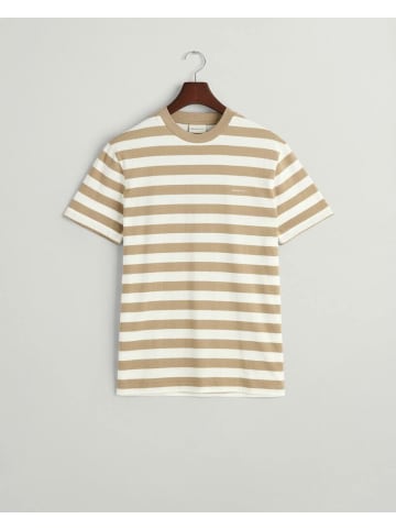 Gant T-Shirt in dried khaki