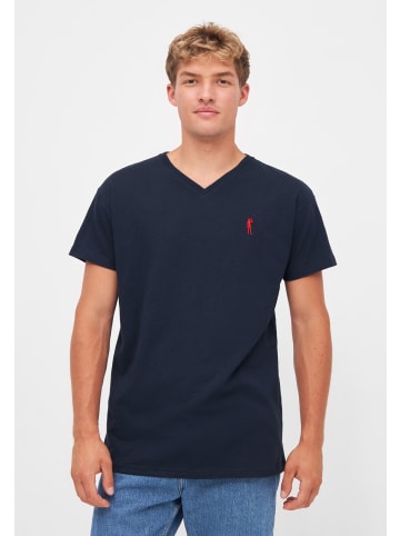 Derbe T-shirt Basic Kippes in marineblau