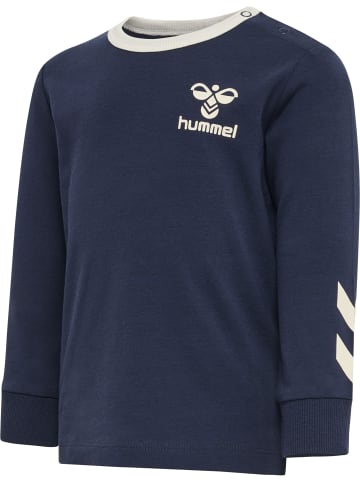 Hummel Druckknopf T-Shirt Hmlmaule Lebensstil Jungen in BLACK IRIS