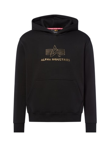 Alpha Industries Kapuzenpullover in schwarz - 0001