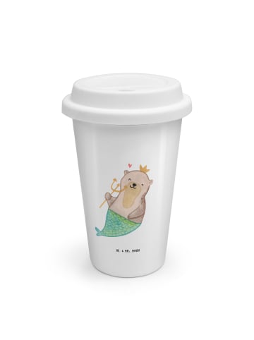 Mr. & Mrs. Panda ToGo Kaffeebecher Wassermann Astrologie ohne Sp... in Weiß