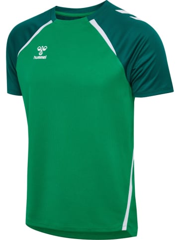 Hummel T-Shirt "Hmllead 2.0 Jersey S/S" in Grün