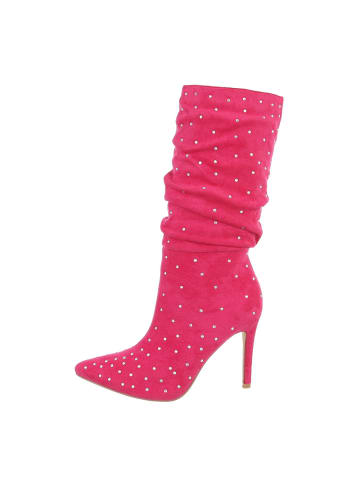 Ital-Design Stiefel in Pink