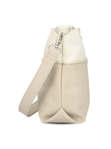 Zwei Jana Umhängetasche 27 cm in nubuk linen