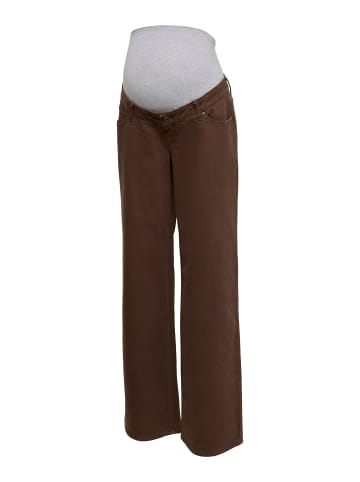 mama licious Umstandsjeans mit Straight Fit in Hot Fudge 1