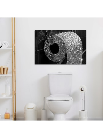 MuchoWow Leinwand bilder Toilettenpapier (BxH)