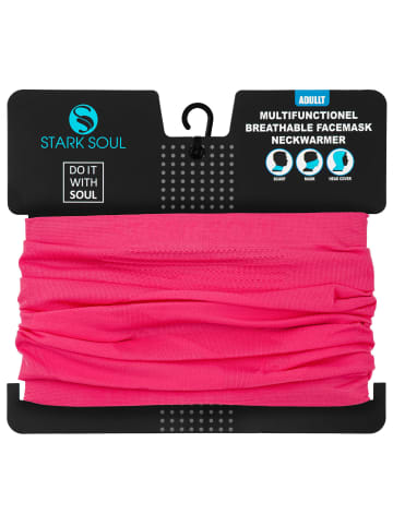 Stark Soul® Seamless Multifunktions Halstuch - Neckwarmer in Pink