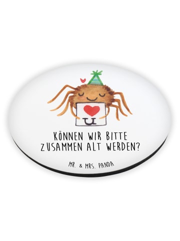 Mr. & Mrs. Panda magnet Spinne Agathe Brief mit Spruch in Weiß