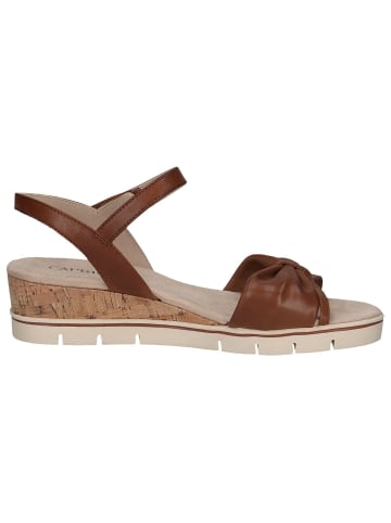 Caprice Sandalette in COGNAC NAPPA