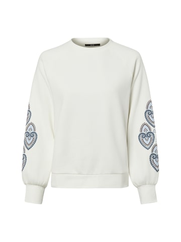Zero Sweatshirt in ecru blau