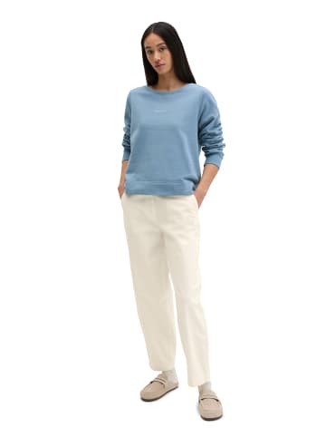 Marc O'Polo DfC Sweatshirt relaxed garment-dyed in Fall Sky