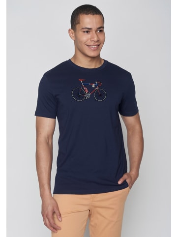 GreenBomb T-Shirt Bike Jack in Marineblau
