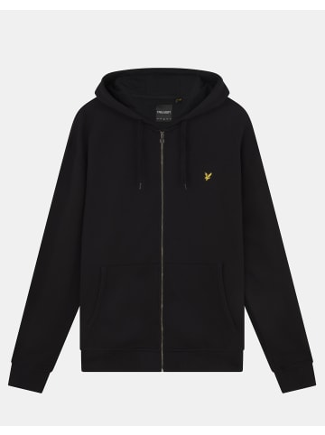 Lyle & Scott Kapuzensweatjacke in Schwarz