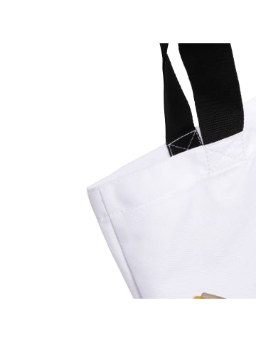 Mr. & Mrs. Panda Stofftasche Rotkehlchen Federn ohne Spruch in Weiß